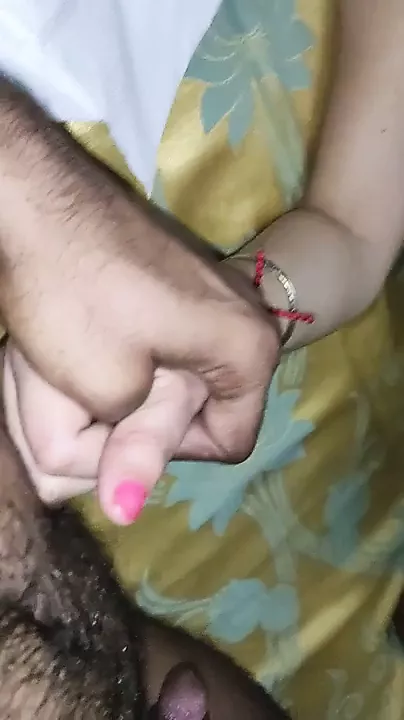 DESI Wife Shared With Friend And Hubby Holding Her Hand XXXi PORN Video