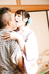 Cute Asian girl Mihono takes stiff prick in her hairy vagina in every way