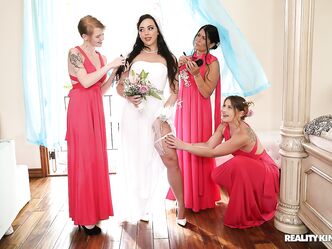 Angelic bride Whitney Wright blowing & having anal sex with her husband-to-be