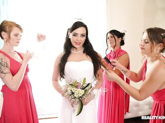 Angelic bride Whitney Wright blowing & having anal sex with her husband-to-be