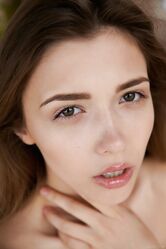 Glamorous teen Mila Azul fingering & flaunting her cuddly natural tits