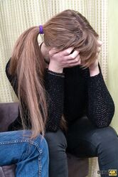 Teenage virgin Alice Klay getting boned and jizzed for the first time
