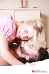 Naughty teen Jay gets fucked and facialed after cleaning the house