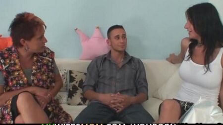 I left the guy with my mother, and they chose