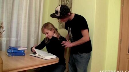 The sister gave her brother