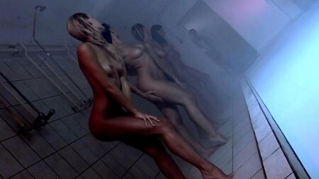 Big orgy of beautiful lesbians in the shower