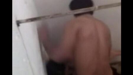 Sex in the cabin of a night club on a hidden camera