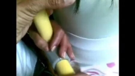 A man crumpled chicks in a crowded bus