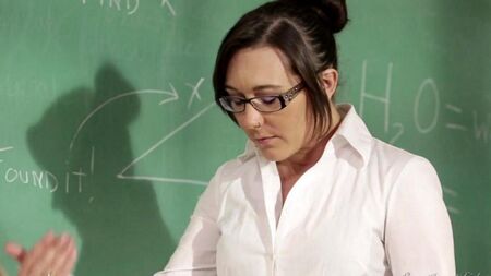 Lesbian teacher seduced a student
