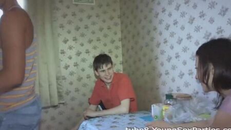 Porn at home: Exchange of friends for sex