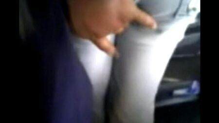 The guy tried to paw the ass heifers on the bus