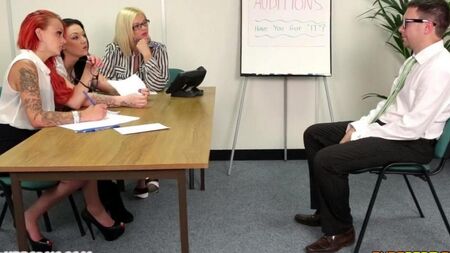Gangbang in the office