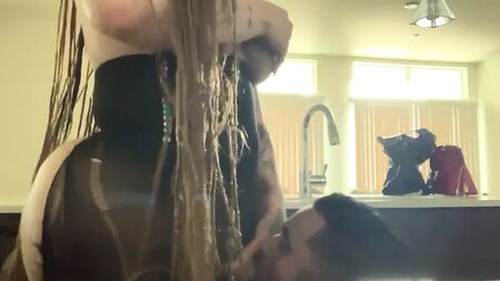 THICC Big Booty Tranny VH Gets Sucked Off 2