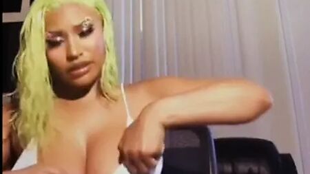 Nicki Minaj teasing you with her big boobs