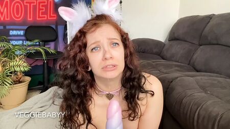 Sir punishes bratty bunny with big toys and over stimulation - veggiebabyy full porn video