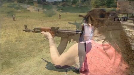 Beautiful Military Women Shooting hot Girls Guns Army Female soldiers Beauty uniforms weapons fire чвк