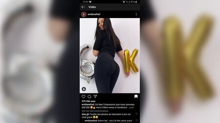 Emilie Nef Naf et son gros cul