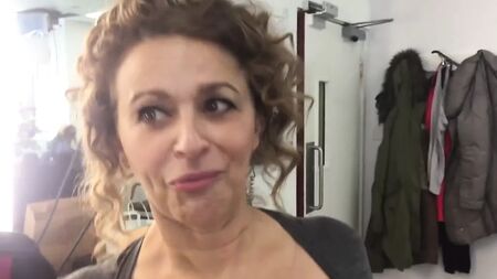 Nadia Sawalha Flashing Big Tits