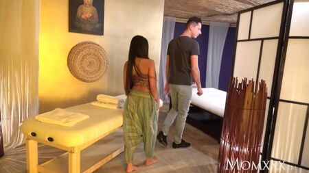 STEP MOM Thai massage and passionate sex with horny Asian MILF