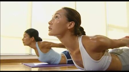 Maggie Q Yoga Feet and Soles