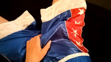 cum in satin boxer shorts handjob