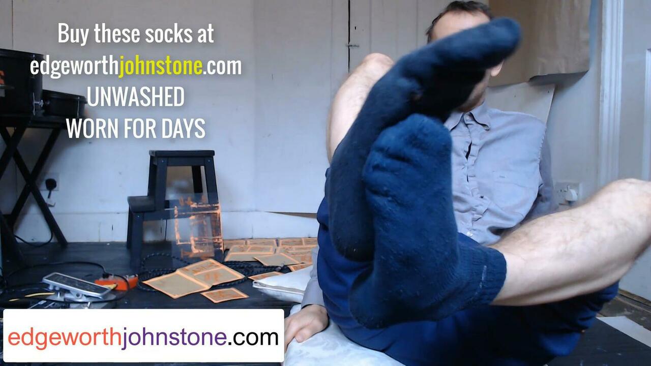 EDGEWORTH JOHNSTONE - BUY MY USED SOCKS 1 - Gay male sock fetish - Worn &  for sale - Big feet foot - XXXi.PORN Video