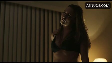 Alice Kremelberg from 2014 movie in black satin panty