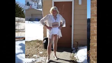 Roberta G crossdressing grandpa pics video with wife