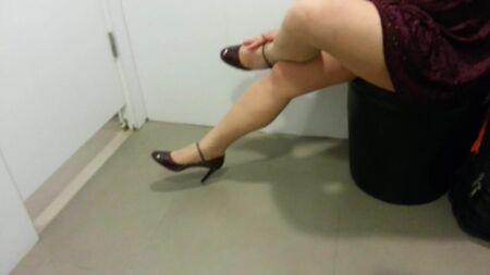 Deep Red Patent Mary Jane Pumps Teaser