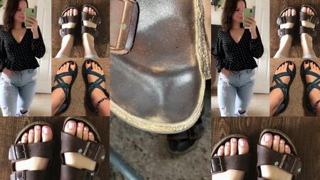 Alexis Lets Me Borrow Her Well Worn Birkenstocks