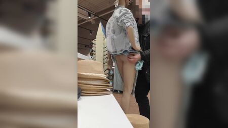Little fun with a mannequin (display dummy)