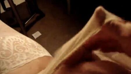 Just being a naughty boy in womens nylon panties