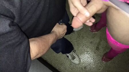 Older admirer in adult bookstore fun gloryhole abs booth