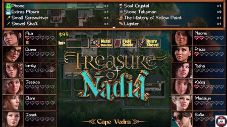 Treasure of Nadia - (PT 6) - Blowjob by the Library