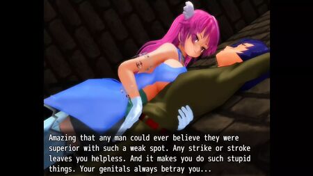 Girl Beats Hero Queen Eiruferu