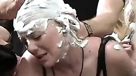 Fucked While Having Head Shaved !