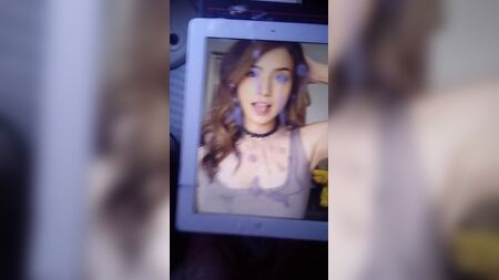 Pokimane moaning cum tribute!