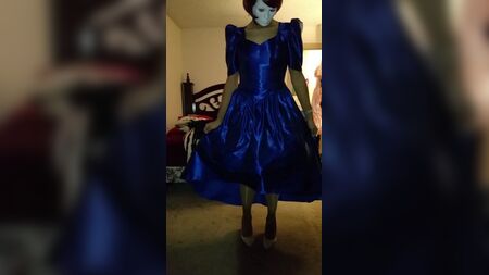 Satin prom dress