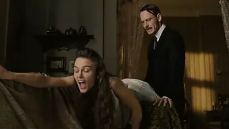 Keira Knightley spanked
