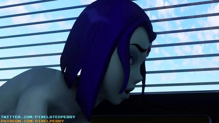 Raven Pounds Starfire With Her Futanari Cock (Futa Version)