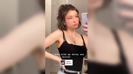 Katelyn Nacon hot mirror selfie