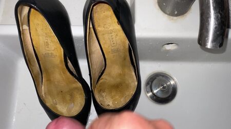 Cumming gf black work heels again