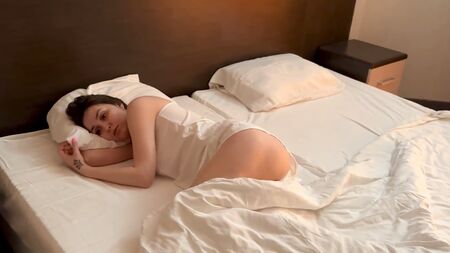 Unplanned sex in a hotel room between stepson and his stepmom