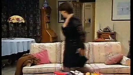 Lynda Bellingham Sexy Black Dress