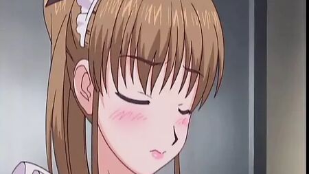 Hot Maid In A Naked Apron Pleases Master