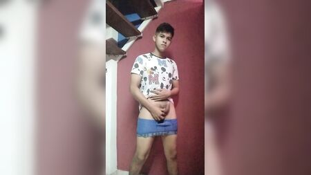 teen boy masturbates