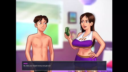 Summertime Saga- Jenny fucks on cam