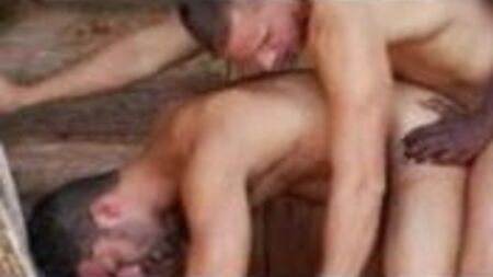 Gay Group sex in the sauna