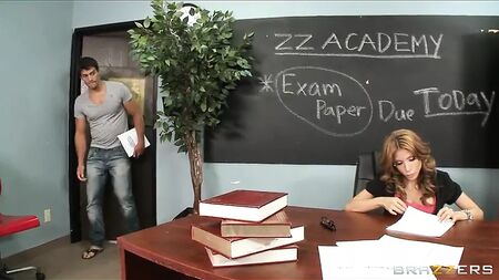 Brazzers - Sex hungry teacher Aleksa Nicole fucks a student