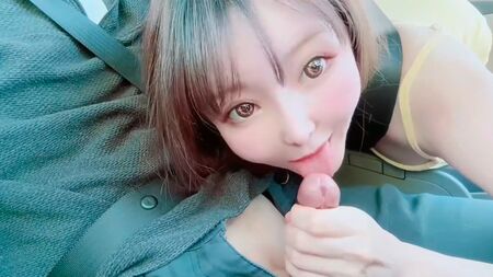 Horney Girl Juicy Car Ride on Dick